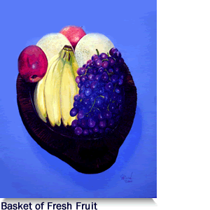 Basket of Fresh Fruit
